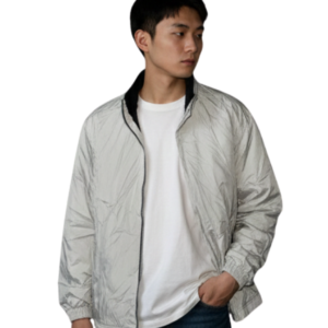 Cream Mens Zipper Jacket
