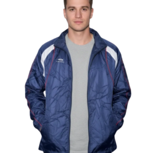 Men’s Blue Thermal Zipper Jacket