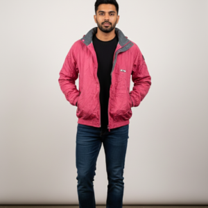 Classic Pink Hooded Jacket