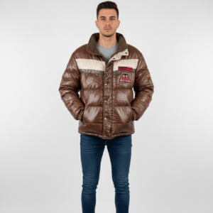 Classic Brown Quilted Puffer