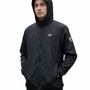 Men’s Reflector Black Zipper Jacket