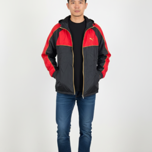 StormEdge Men’s Windbreaker Jacket – Black & Red