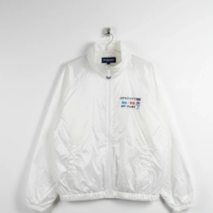 FrostEdge Men’s Lightweight Zip Jacket – White